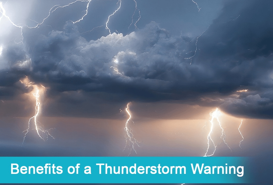 Benefits of a Thunderstorm Warning